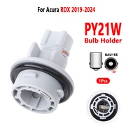 PY21W 1156 Bulb Holder For Acura RDX Integra Front Bumper Corner Light Socket 1 Pcs