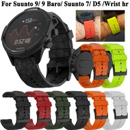 For Suunto 9 Baro 9 Spartan Silicone Strap Suunto 7 Sport Wrist HR Baro Smart Watch Replacement Wristband Accessories
