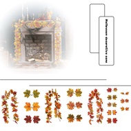 Fall Autumn Artificial Maple Leaves Garland Hanging Plant Party Decoration Home