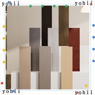 YOHII Floor Tile Sticker, Wood Grain Self Adhesive Skirting Line, Home Decor Waterproof Living Room Windowsill Corner Wallpaper