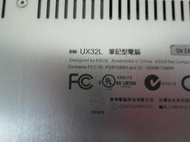 台中筆電維修 ASUS ZENBOOK UX32L 保內潑到水,面板人為破裂,不開機,時開時不開,主機板維修