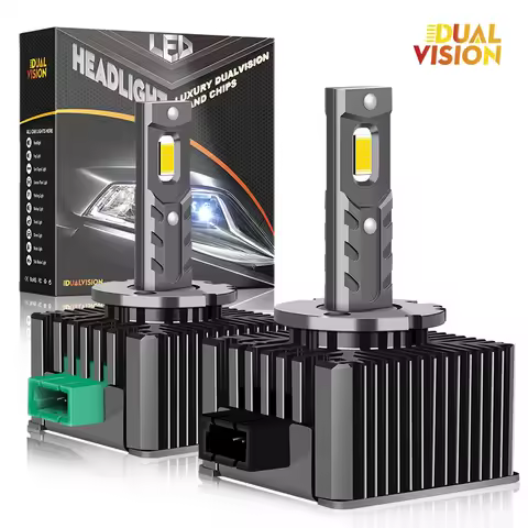 D3S D1S LED Headlights Bulbs HID D2S D4S D5S D8S D1R D2R D3R D4R Turbo LED 30000LM Two-sided CSP Chi