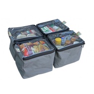 Camp Cover Wolf Ammo Pouch Ripstop Quarters (1/4 x 1/4 x 1/4 x 1/4) Khaki / Charcoal