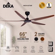 DEKA F66DC 66" DC motor Remote Control Ceiling Fan