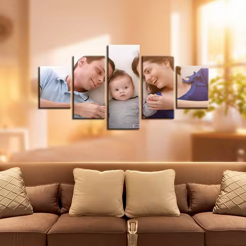 5 Pieces Wall Art Canvas Print Custom Photos Heros Movie Images Anime Poster Wall Decor Paintings fo
