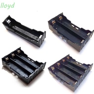 LLOYD Battery Box Black High Quality 1 2 3 4 Slot for 18650 Battery 1X 2X 3X 4X  Cases Battery Holder