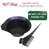Home hair dye kit: Double-ended dye comb, dye bowl