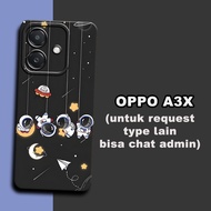 CC35/ Flexible rubber softcase for Oppo A3X/ Cute Motif/ Oppo A3X case/ Oppo A3X casing/ Oppo A3X ca