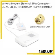 Antenna Modem External SMA Connector 3G 4G LTE RG174 Bolt Slim Huawei Portable