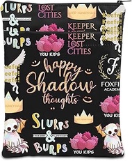 Fantasy Novel Inspired Gift Book Sleeve for Book Lover Bookworm Bookish Gift Book Protector with Zip
