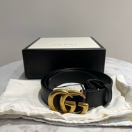 Gucci GG Marmont 皮帶 寬3cm