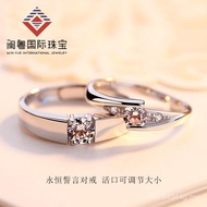 Heart 5A Gift Fashion Simple Ring Sterling Silver Arrow Zircon Style Couple Inlaid Eight S925 Eight 