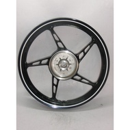 (CLEARANCE STOCK) SPORT RIM 5BTG LC135 REAR BELAKANG BLACK / WHITE HLY