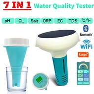 Best Sellers  7 In 1 Tuya ZigBee Intelligent Chlorin Meter PH ORP Total Dissolved Solids Salinity Te