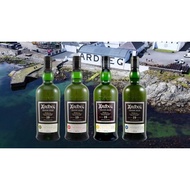 Ardbeg 'Traigh Bhan' 19 Year Old Single Malt Scotch Whisky series 1 to 4