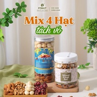 Mix 4 types of shelled Fonut nuts, 500g jar of nutritious nuts, good for pregnant mothers to snack o