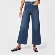 seluar perempuan slack pants woman seluar palazo perempuan Wide-Leg Denim Flared Pants - Summer Fash