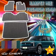 Chery J6 EV 2025 Premium Vermicelli Carpet 15mm Set Variant