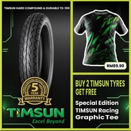 TIMSUN TAYAR TS100 70/90-17 TUBELESS TAYAR TIMSUN 80/90-17 TS100 70 90 17 80 90 17 TT100 BUNGA DUNLO