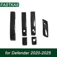 car door protect cover for Land Rover Defender 90 110 2020-2025 carbon fiber decoration accessories