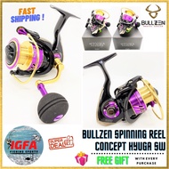 [IGFA] BULLZEN HYUGA Concept SW Bullzen Reel Spinning Bullzen Mesin Pancing Murah FIshing Reel Bullz