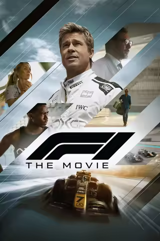 F1 (2025) Brad Pitt Movie Print Canvas Poster, Living Room Decor, Home Wall Picture