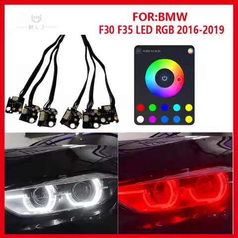 For BMW F30 F31 F35 2016-2019 LCI LED Style RGB DRL 3 Series CSL Style Daytime Running Lights Contro