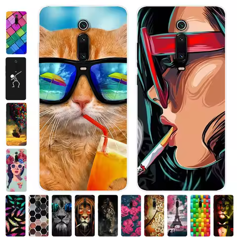For Xiaomi Mi 9T Case Mi 9t Pro Phone Cover Soft Silicone Back Case Coque for Xiaomi Mi 9T Mi9T Pro 