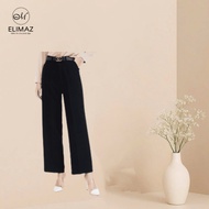EQ24.001 Elimaz Straight-Leg Trousers, Soft Japanese Gold, High Waist, Flattering