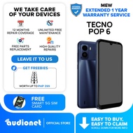 Tecno Pop 6 with MEW Mobile Phone Extended Warranty Service Plan Additional 1 Year No-Cost Repair Wi