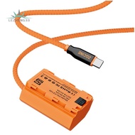 PD-FZ100 Type-C USB-C to FZ100 Dummy Battery Cable Braided Wire  A7III A7RIII A7SIII A7RM4 A9 A7M3 A