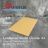 Hot Akrilik Acrylic Lembaran A6 / Lembaran Akrilik A5 / Lembaran