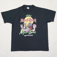 1993 Hard Rock Cafe New Orleans x Mandi Gras T-Shirt MADE IN USA 90's VINTAGE MUSIC FAST FOOD