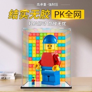 [Transparent Display Box] Suitable for Lego 40649 Enlarged Version Lego Minifigure Building Blocks A