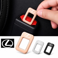 For Lexus Metal Hidden Emblem Seatbelt Buckle Clip Anti Alarm Chime Silencer for lexus rx300 rx350 n