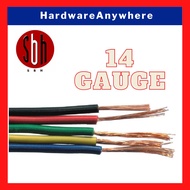 Stranded Electrical Wire [14 Gauge] Single-Conductor Wires Automotive Cable Copper Cable Wire (0.26m