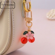 Exquisite Simulation Cherry Cherry Blossom Pendant Keychain Fresh Niche Backpack Fashion TK