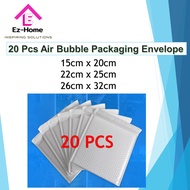 20 PCS 15cm x 20cm / 22cm x 25cm Bubble Bag Bubble Envelope Courier Bag Plastic Mailing Bag Kurier P