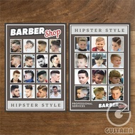 Hair Style Poster, Hair Style, Hair Style, Barber Shop Decoration A3