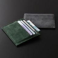 Simple Ultra-Thin Card Holder Men's Card Suede Bank Card Exquisite Card Holder Card Holder Women's C