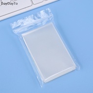 Daydayto 50pcs/set korea card sleeves clear acid free- cpp horaphic protector film album binder.
