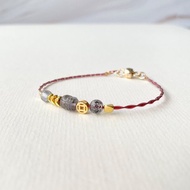 穩定豐收‧能量守繩|日本不鏽鋼鋼線編織手鍊|祈願貔貅手鍊 A52