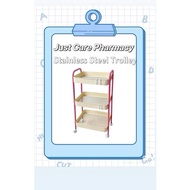 iKea Stainless Steel 3 Tier Trolley MultiPurpose Kitchen Trolley Trolley Rolling Utility Cart Home S