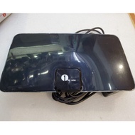 1byone Indoor Amplified HDTV Antenna – 50 Mile Range, 4K & Full HD 1080p, Ultra-Thin Design