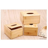 胖胖小屋♬預購📣木頭小方形衛生紙盒📣木頭抽紙盒 面紙盒 簡約 重複使用 防水