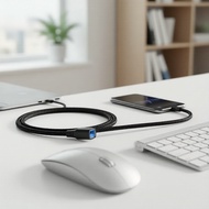 LAIHONEN 20cm USB-C Male to USB A Female OTG Data Adapter for Samsung, iPhone  Penyesuai Data OTG US