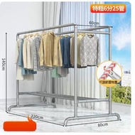 全城熱賣 - 多用途晾衣架 簡約掛架 客廳收納架 置物架【特粗25管 長2.2米高1.4米】大小：【大】