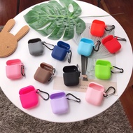 [Sent From Thailand ️] Airpod case Thin Silicone Plain Color pastel (i9s i11 i12 Can Be Used)