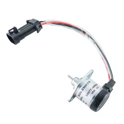 Fuel Shut Off Solenoid for Bobcat Skid Steer Loaders A300 A770 S220 S250 S300 S330 Replaces 6689034 