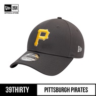 New Era 39THIRTY Pittsburgh Pirates League Essential Grey Stretch-Fit Cap